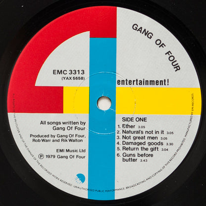 Gang Of Four : Entertainment! (LP, Album, Red)