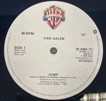 Van Halen : Jump! (12", Single, EMI)