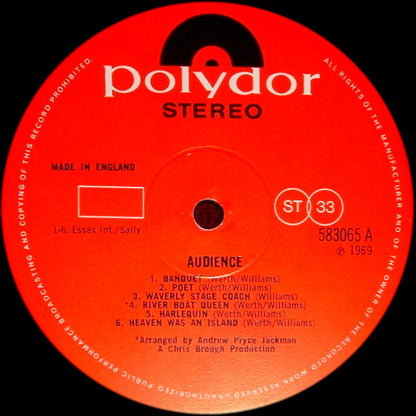 Audience (2) : Audience (LP, Album)