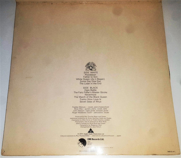 Queen : Queen II (LP, Album, RP, Gat)
