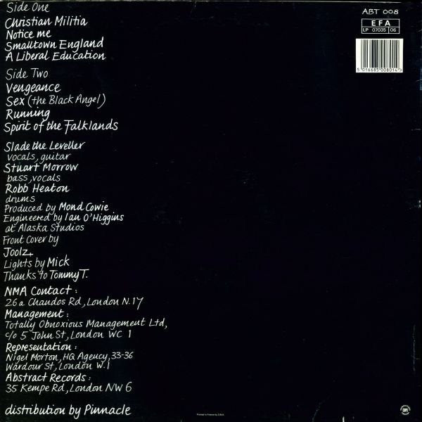 New Model Army : Vengeance (LP, Album, RP, Yel)