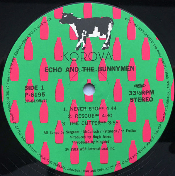 Echo And The Bunnymen* : Echo And The Bunnymen (LP, MiniAlbum, Comp, Bla)