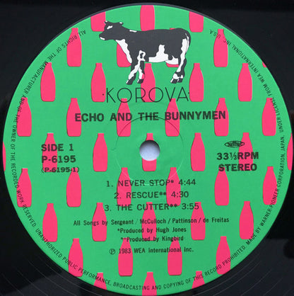 Echo And The Bunnymen* : Echo And The Bunnymen (LP, MiniAlbum, Comp, Bla)