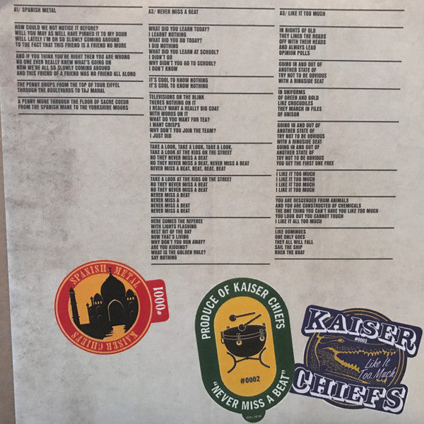 Kaiser Chiefs : Off With Their Heads (2xLP, Album, Gat)