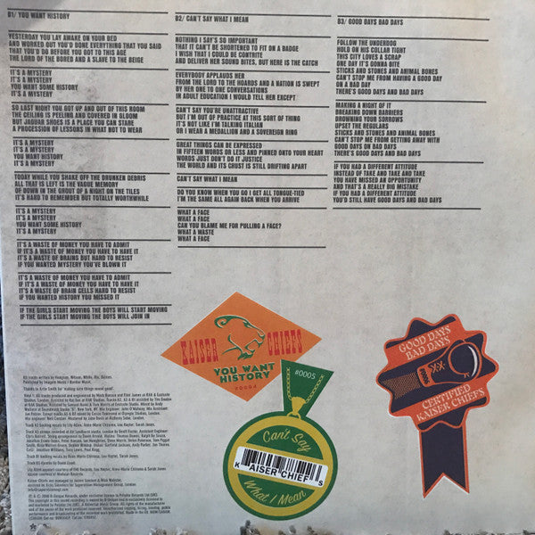 Kaiser Chiefs : Off With Their Heads (2xLP, Album, Gat)