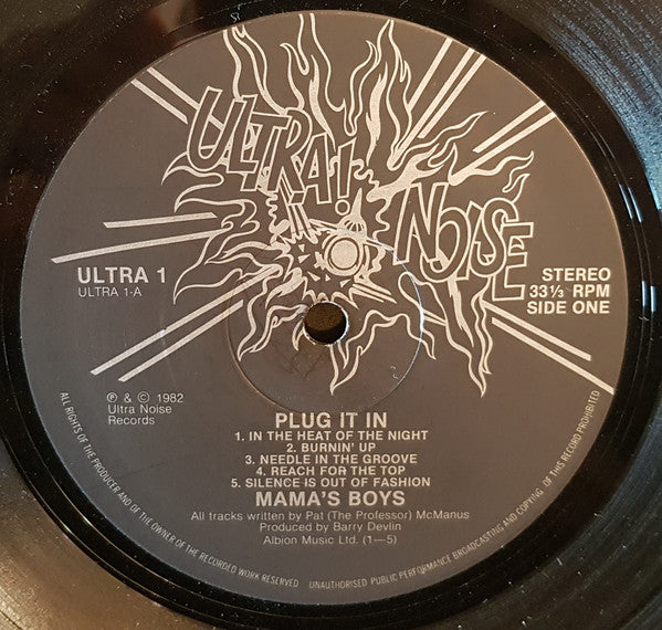 Mama's Boys : Plug It In (LP, Album)
