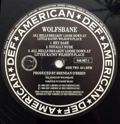 Wolfsbane : All Hell's Breaking Loose Down At Little Kathy Wilson's Place! (LP, MiniAlbum)