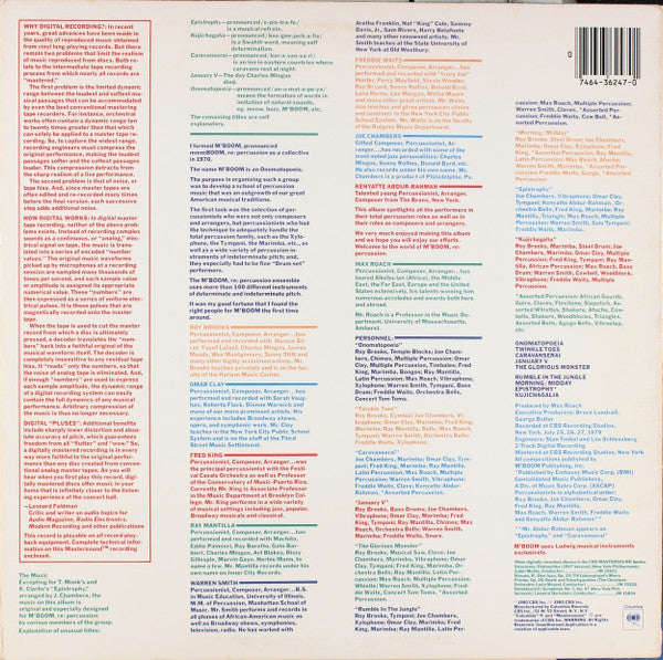 Max Roach, M'Boom* : M'Boom (LP, Album, Aud)
