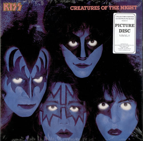 Kiss : Creatures Of The Night (LP, Album, Pic, RE)