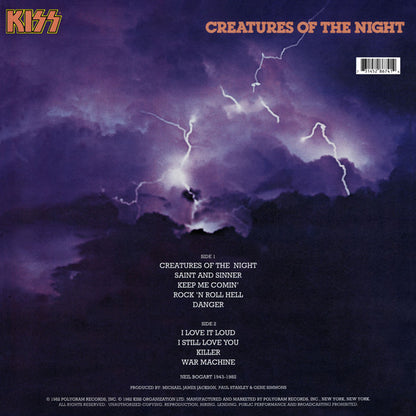Kiss : Creatures Of The Night (LP, Album, Pic, RE)