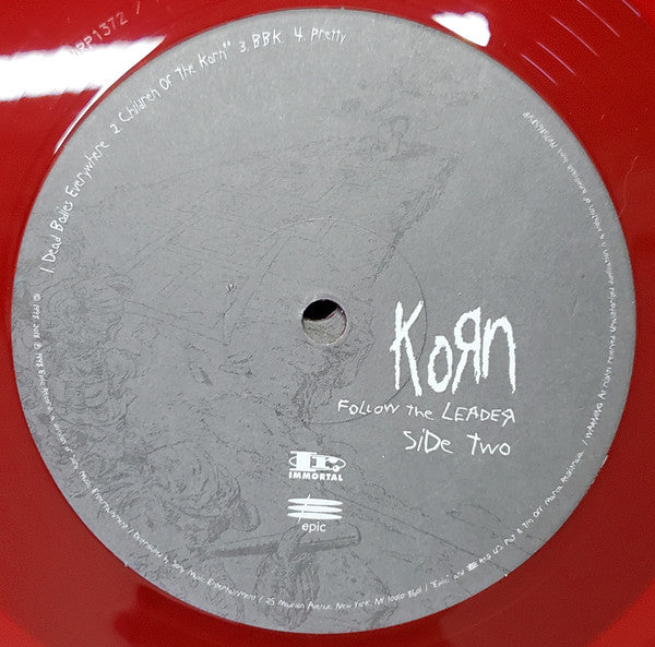 Korn : Follow The Leader (2xLP, Album, RE, RP, Red)