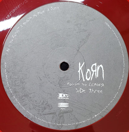 Korn : Follow The Leader (2xLP, Album, RE, RP, Red)