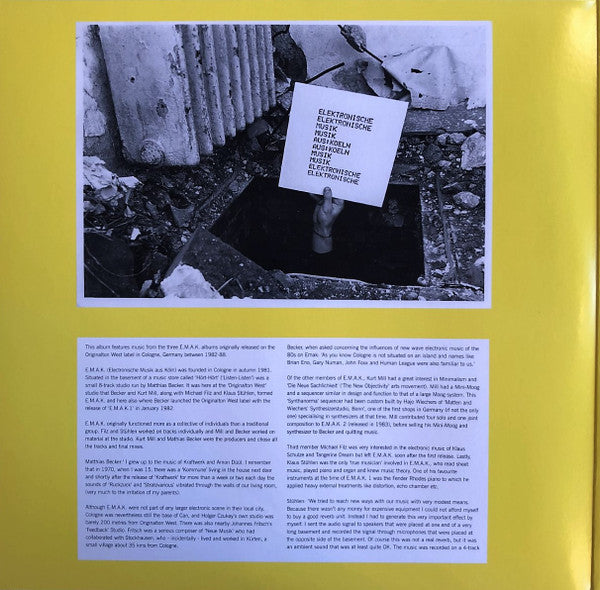 E.M.A.K.* : A Synthetic History Of E.M.A.K. 1982-88 (2xLP, Comp)