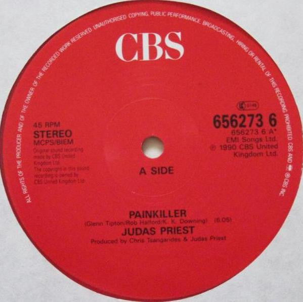 Judas Priest : Painkiller (12", Maxi, Red)
