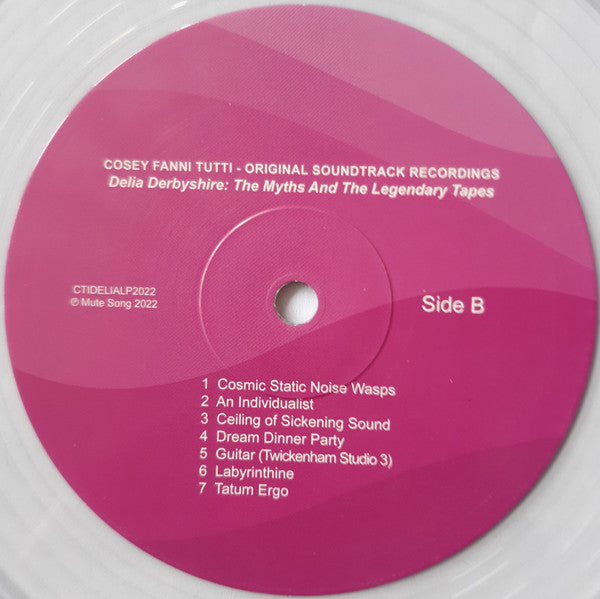 Cosey Fanni Tutti : Delia Derbyshire: The Myths And The Legendary Tapes - Original Soundtrack Recordings (LP, Album, Cle)