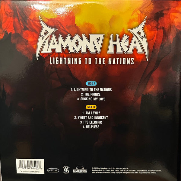 Diamond Head (2) : Lightning To The Nations (LP, Album, RE, RM)