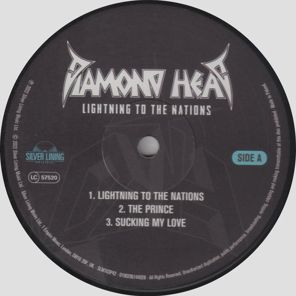 Diamond Head (2) : Lightning To The Nations (LP, Album, RE, RM)