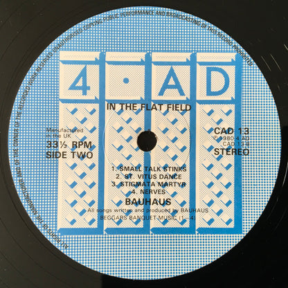 Bauhaus : In The Flat Field (LP, Album, Ʊto)