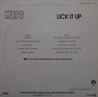 Kiss : Lick It Up (LP, Album)