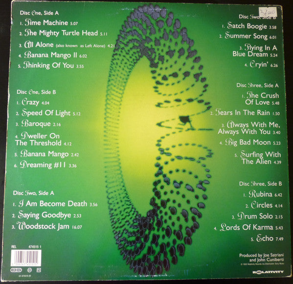 Joe Satriani : Time Machine (3xLP, Comp)