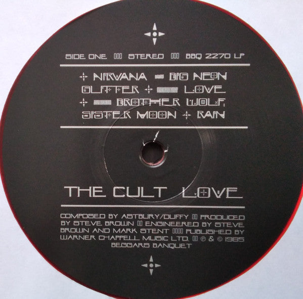 The Cult : Love (LP, Album, RE, Red)
