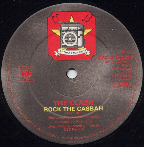 The Clash : Rock The Casbah (12", Single)