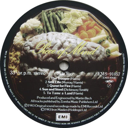 Iron Maiden : Piece Of Mind (LP, Album)