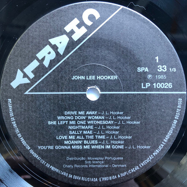 John Lee Hooker : Moanin' The Blues (LP, Comp, RE)