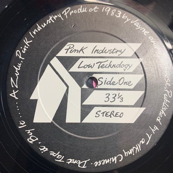 Pink Industry : Low Technology (LP, Album)