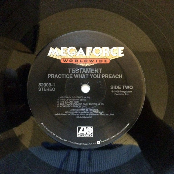 Testament (2) : Practice What You Preach (LP, Album)