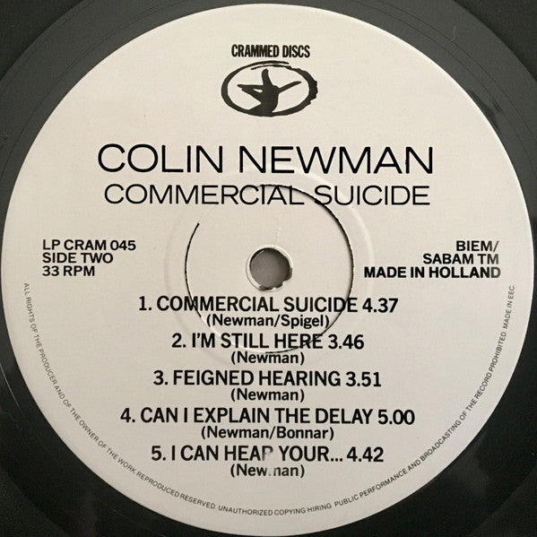 Colin Newman : Commercial Suicide (LP, Album)