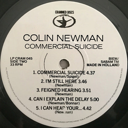 Colin Newman : Commercial Suicide (LP, Album)