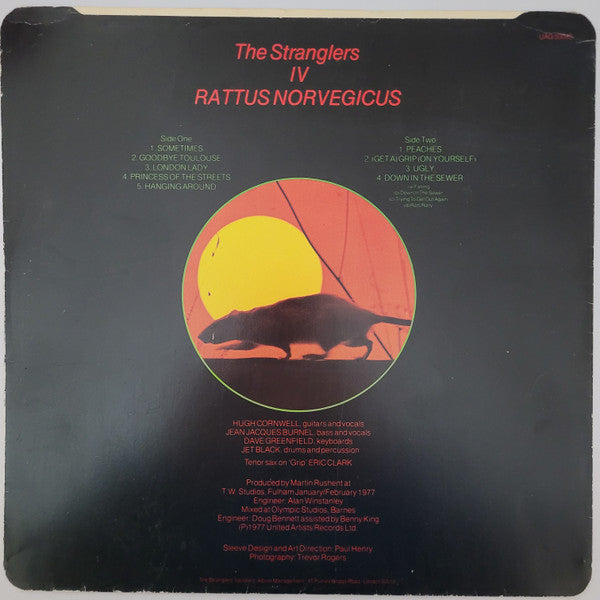 The Stranglers : Stranglers IV (Rattus Norvegicus) (LP, Album)