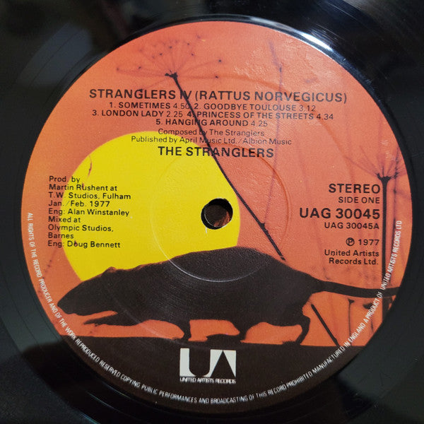 The Stranglers : Stranglers IV (Rattus Norvegicus) (LP, Album)