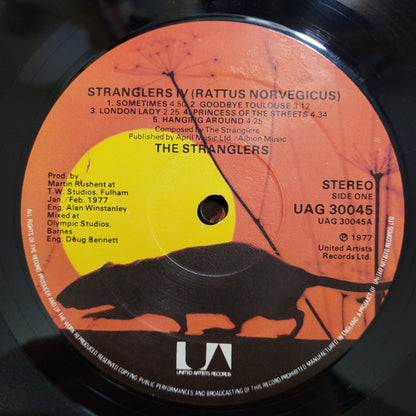 The Stranglers : Stranglers IV (Rattus Norvegicus) (LP, Album)