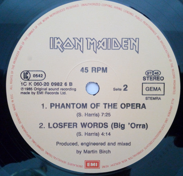 Iron Maiden : Run To The Hills (12", Maxi)