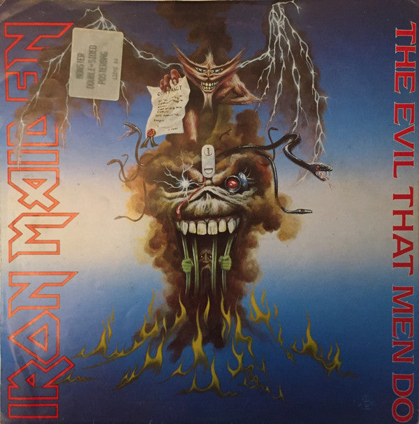 Iron Maiden : The Evil That Men Do (12", Single, Ltd, Pos)