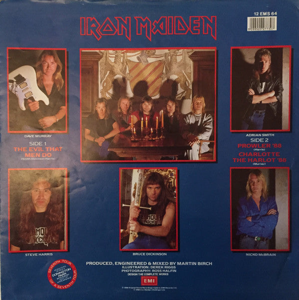 Iron Maiden : The Evil That Men Do (12", Single, Ltd, Pos)