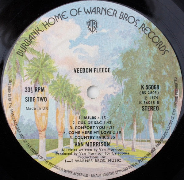 Van Morrison : Veedon Fleece (LP, Album)