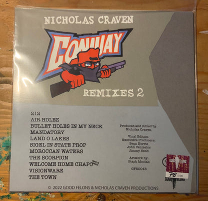 Nicholas Craven, Conway The Machine : Conway Remixes 2 (LP, Ltd, Num, RE, Spl)
