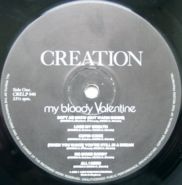 My Bloody Valentine : Isn't Anything (LP, Album, Spa)