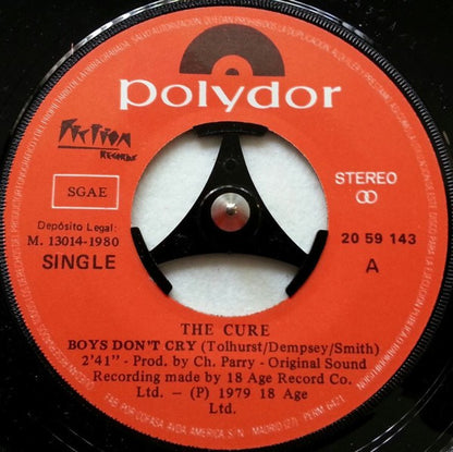 The Cure : Boys Don't Cry (7", Single)