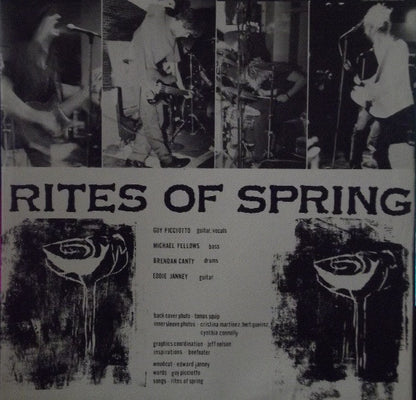 Rites Of Spring : Rites Of Spring (LP, Album, RP)