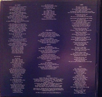 Joni Mitchell : Blue (LP, Album, RE, RM, 180)