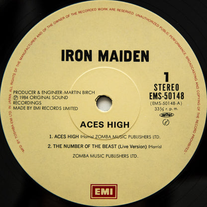 Iron Maiden : Aces High (12", MiniAlbum, Maxi, Ini)