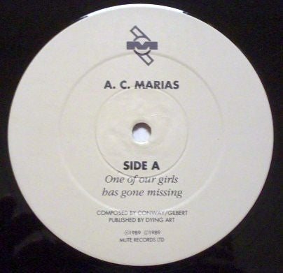 A. C. Marias* : One Of Our Girls Has Gone Missing (12", Single)