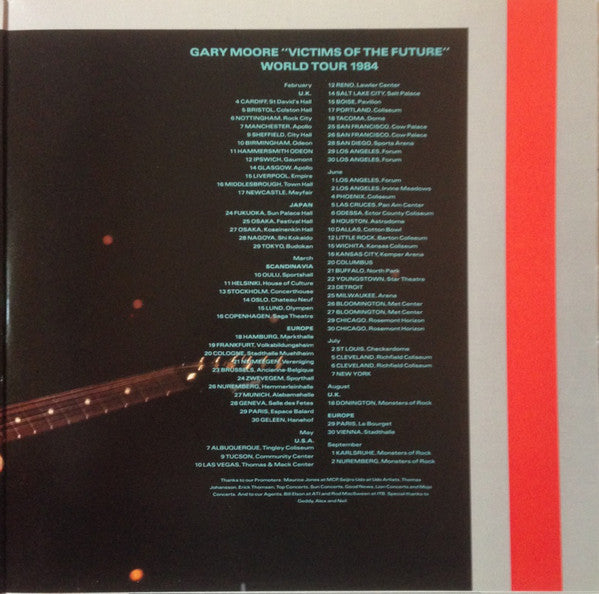 Gary Moore : We Want Moore! (LP, Album, EMI + 12")
