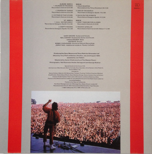 Gary Moore : We Want Moore! (LP, Album, EMI + 12")