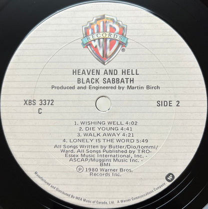 Black Sabbath : Heaven And Hell (LP, Album, Don)