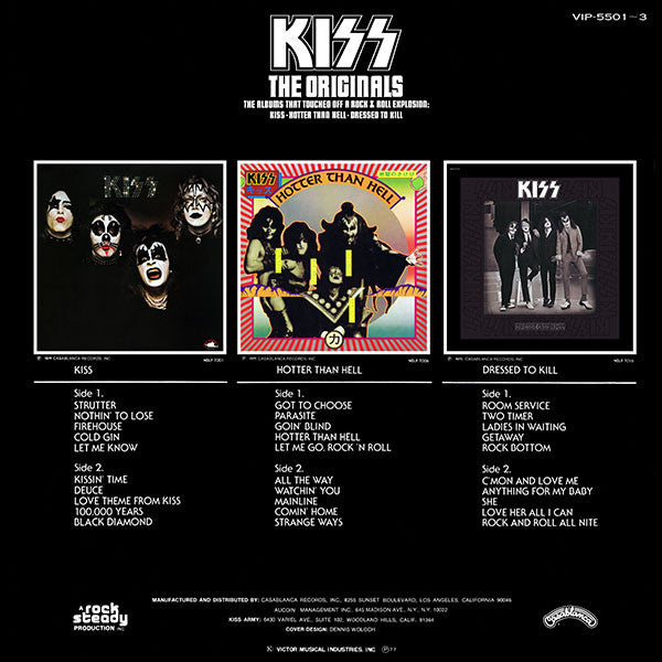 Kiss : The Originals (LP, Album, RE + LP, Album, RE + LP, Album, RE + Co)